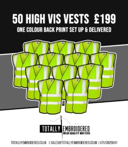 50 High Vis Vests £199